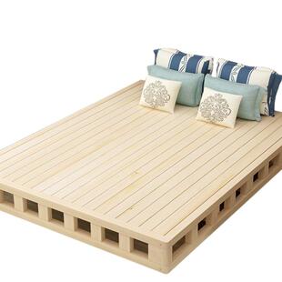 硬板床垫1.8单双人实木床1.5榻榻米地台床席梦思排骨架木板床架子