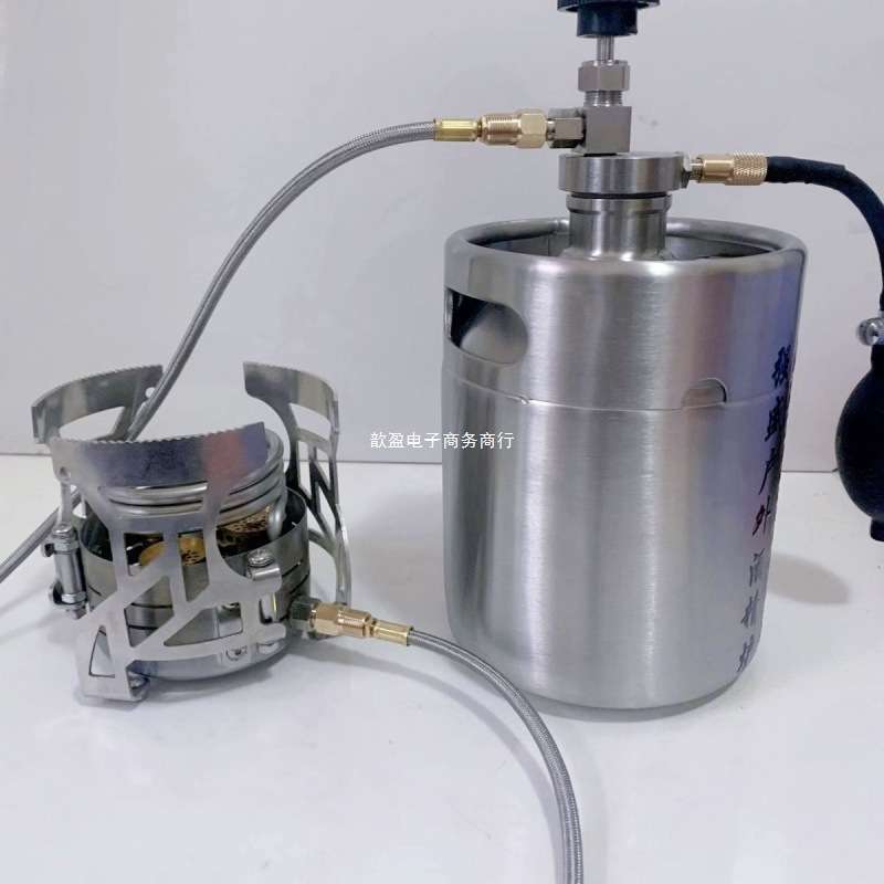 增压酒精炉气化酒精炉户外便携式露营装备野餐炉灶新款三头大
