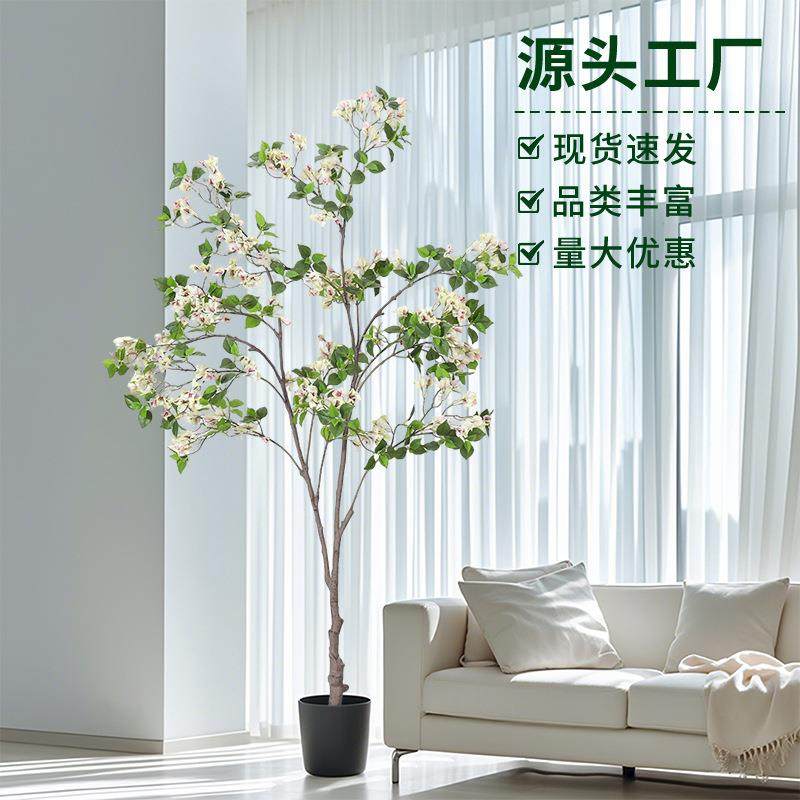 跨境三角梅树仿真绿植假树盆栽室内落地装饰景观摆件酒店橱窗造景,模玩/动漫/周边/娃圈三坑/桌游,模型制作工具/辅料耗材,淘宝优惠券,粉丝福利购,淘宝优惠卷