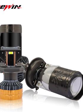 【新品】跨境K4汽车led大灯双光透镜大功率强光H4远近一体车灯