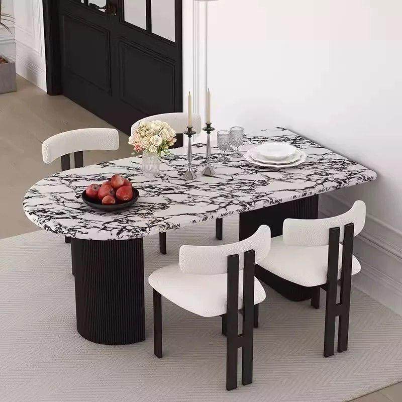 法式复古大理石餐桌轻奢半圆岛台现代简约小户型椭圆家用餐桌椅子,模玩/动漫/周边/娃圈三坑/桌游,模型制作工具/辅料耗材,淘宝优惠券,粉丝福利购,淘宝优惠卷