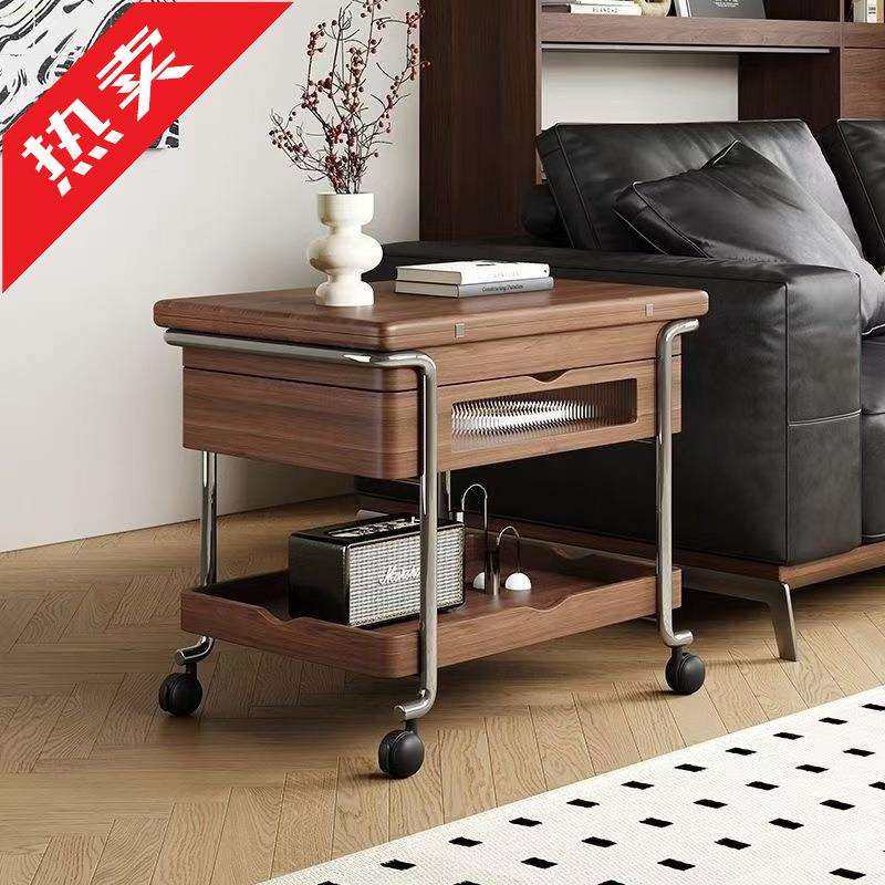 焦糖中古小推车客厅家用可移动折叠带轮升降可移动小推桌茶几边几,模玩/动漫/周边/娃圈三坑/桌游,模型制作工具/辅料耗材,淘宝优惠券,粉丝福利购,淘宝优惠卷