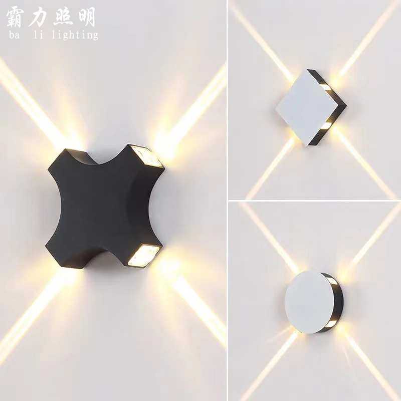 户外壁灯防水外墙阳台楼梯灯简约露台室外花园庭院灯墙壁灯