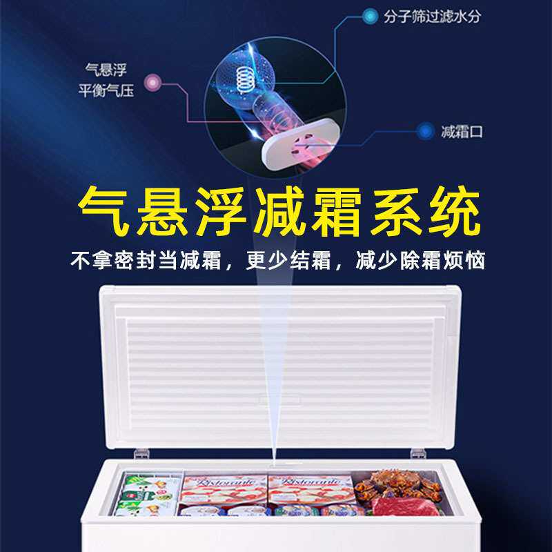 冷柜家用大容量300L升冷藏全冷冻商用微霜非无霜电冰柜