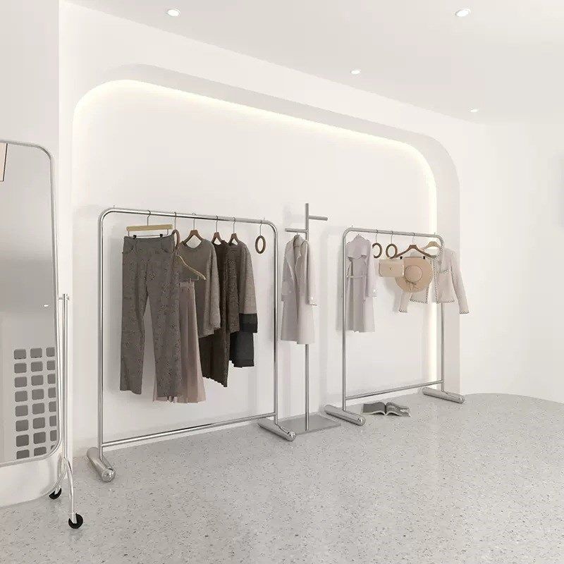 服装展示架服装店专用展示架中岛台落地女装陈列货架简约时尚中岛