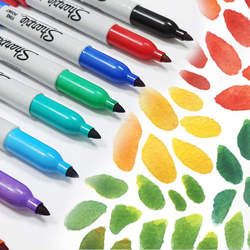SHARPIE/三福31993系列24色套装油性记号笔纹身笔1mm油性笔