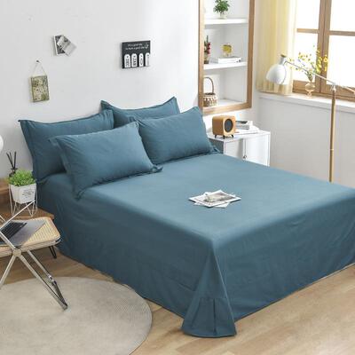CB@13376棉纯色单床单水洗棉床单单件单双人学生宿舍1.5米1.8米床