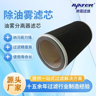 卅亚过滤雾滴分离器滤芯CMD10048真空泵油雾滤芯生产厂家
