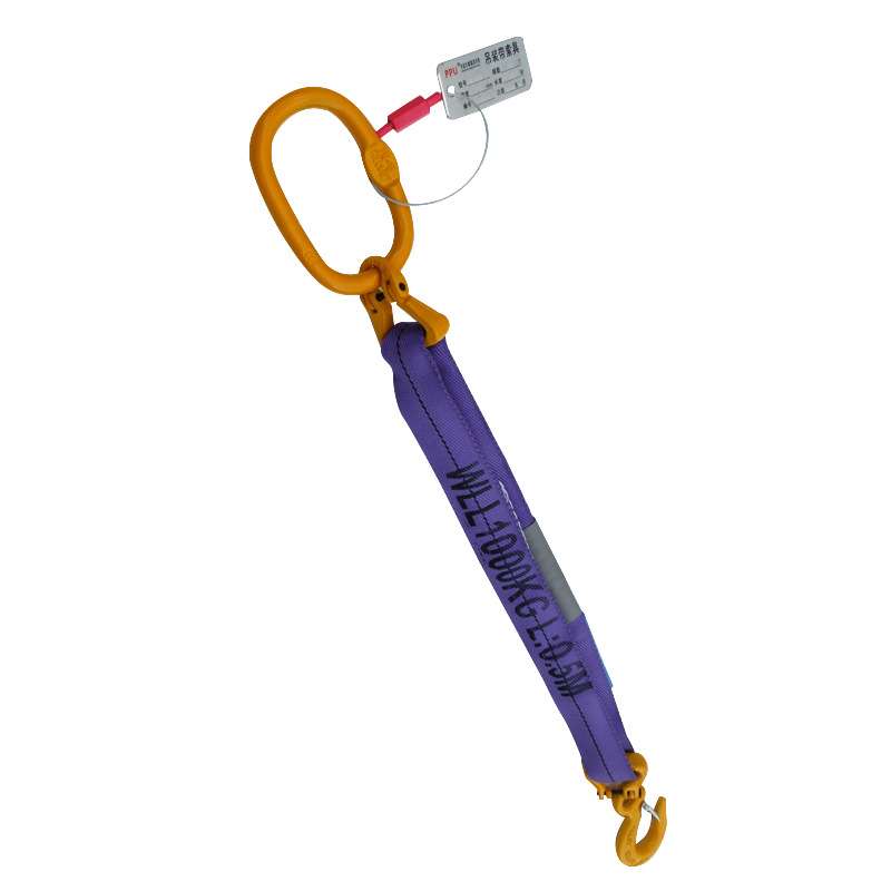 单腿卸扣带索具 组装单腿吊带索具 成套起重吊具柔性吊车吊装工具