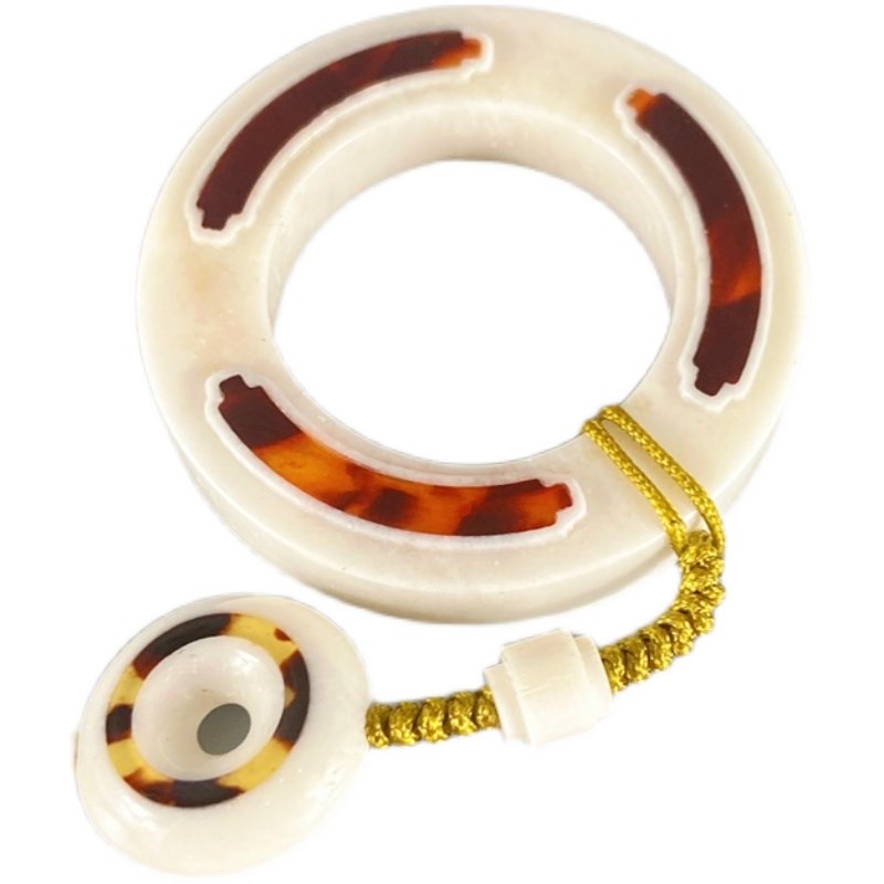 绣眼相思六丁方笼广笼斗四方笼南笼扣环扳指圈天然牛骨镶花树脂