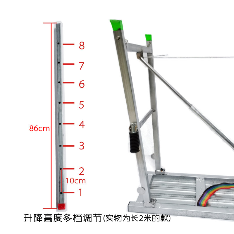 便携折叠马凳升降加厚梯凳室内装修楼梯批灰脚手架特厚马櫈铁凳子