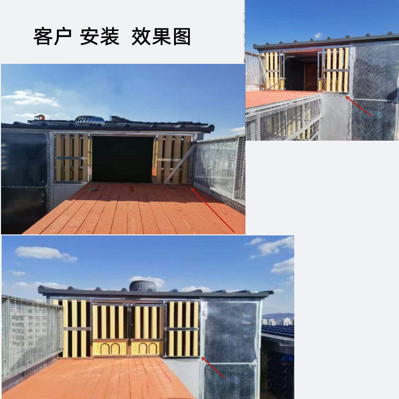 鸽舍铝合金避光推拉门赛鸽鸽出口鸽棚隔断避光窗信进进口鸽具定做