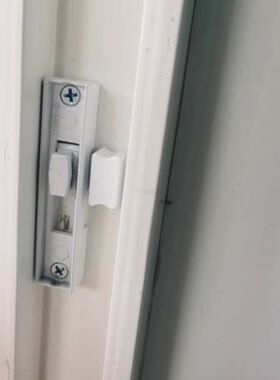 平移锁扣单点锁按扣推拉门塑窗玻璃门扳锁塑钢右料左门窗户锁