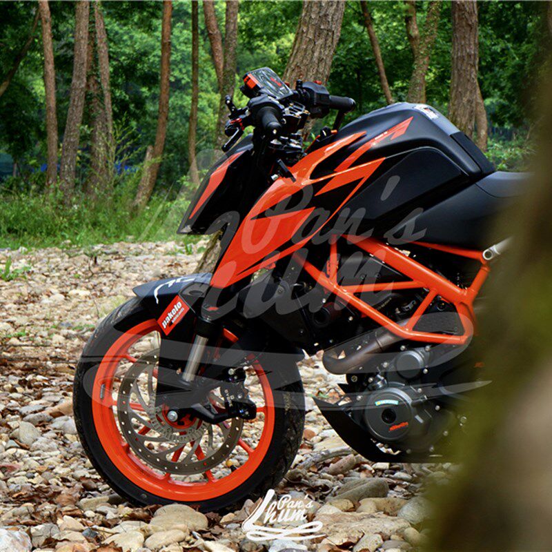 新款17 18 19 20款KTM 250 390 DUKE 大R标贴纸 贴膜 自制