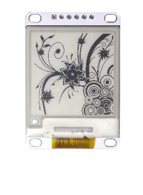 1.54寸黑白 电子墨水屏 SPI 货架标签 Epaper 电子纸屏模块