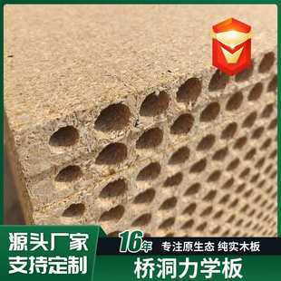 厂家直供桥洞力学板空心刨花板木门门芯填充板隔音散热木板