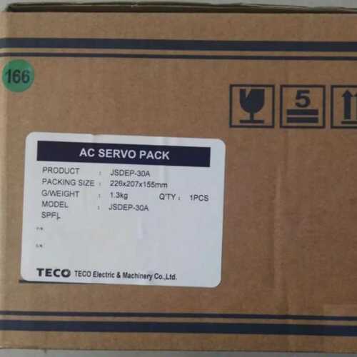 TECO（东元）伺服驱动器JSDEP-30A 输入电压为AC 220V，电流9.9A