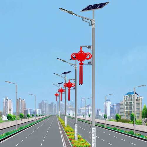 LED中国结路灯户外道路路灯杆挂件文旅景区节日红灯笼装饰景观灯