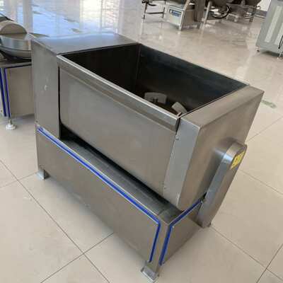 供应韭菜鸡蛋馅搅拌机 真空双绞笼拌馅机 甜饼馅可倾斜拌馅机