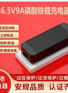 36.5V9A铁锂充电器SAA PSE CE KC UL认证36.5V10A Lifepo4电器