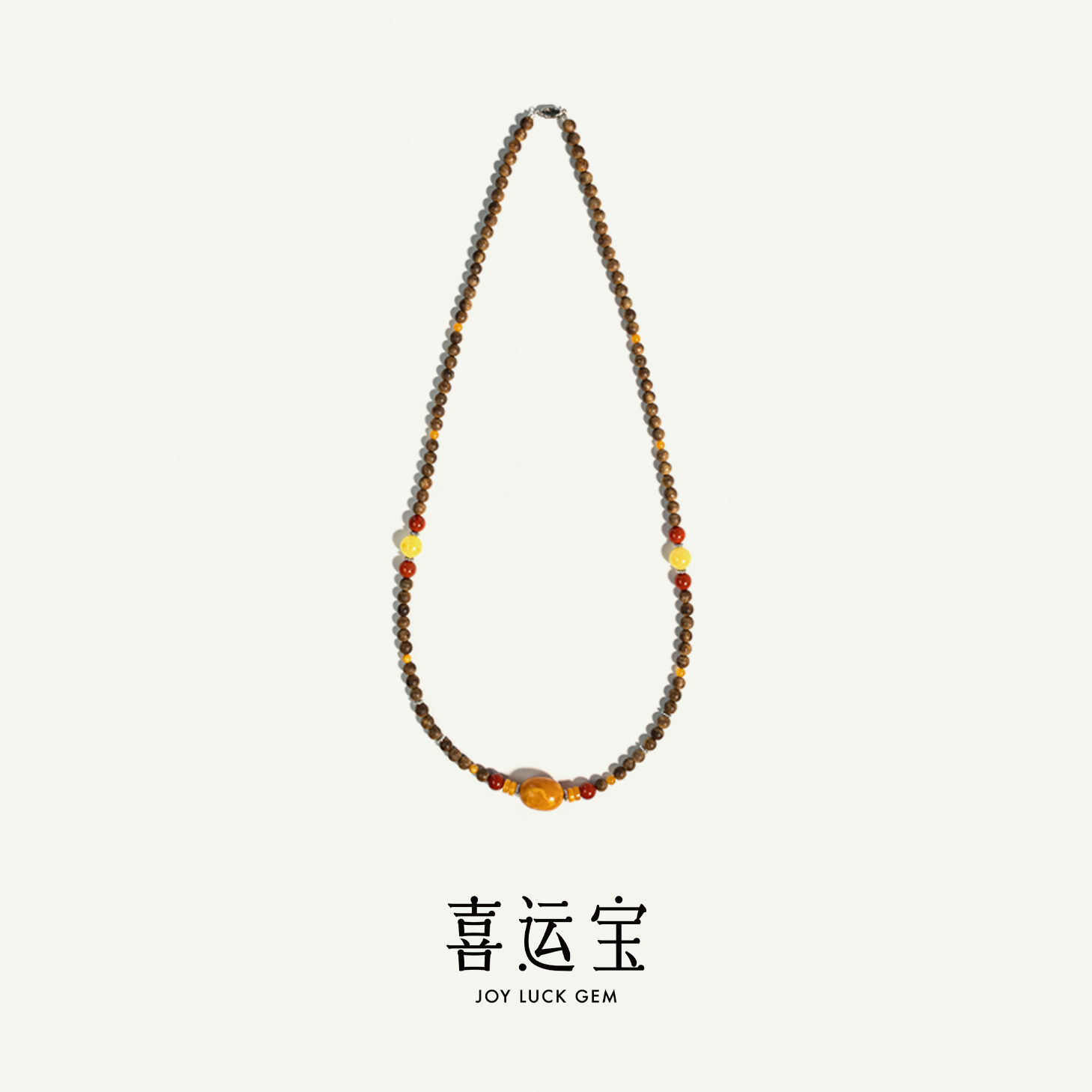 喜运宝「相伴之喜」回流枣珠蜜蜡奇楠沉香项链国风新中式女款首饰,饰品/流行首饰/时尚饰品新,沉香,淘宝优惠券,粉丝福利购,淘宝优惠卷