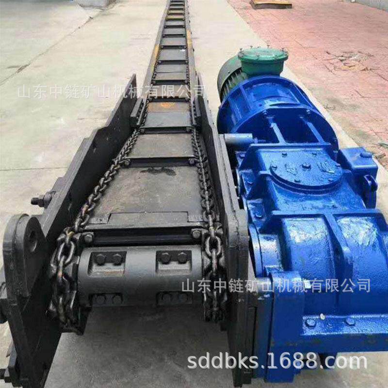40T刮板机煤溜子 SGB620大小40T边双链链条刮板 安标齐全