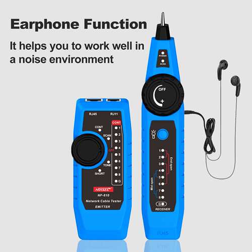 NOYAFA 精明鼠 NF-810英文版寻线仪 Network Cable Tester