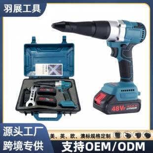 21V无刷锂电电动铆钉枪全自动充电家用拉钉枪工业级便捷拉铆枪