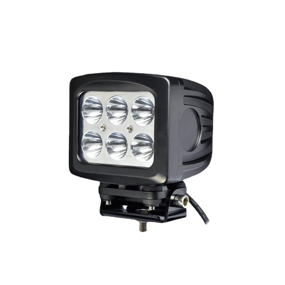 LED60W工作灯高聚亮卡车灯 LED方形工作灯工程车灯60WLED越野车灯