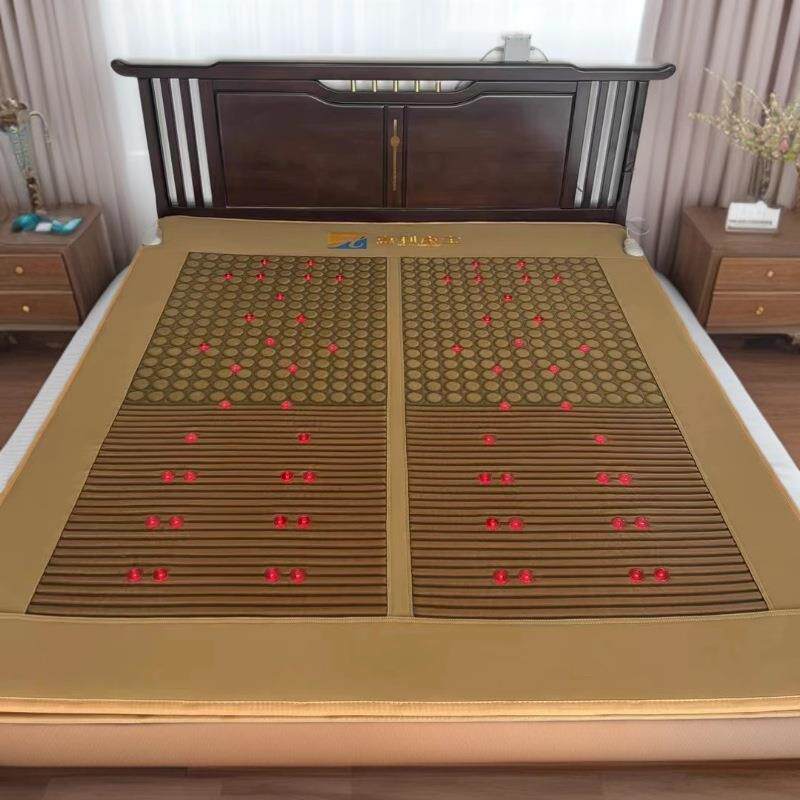 光子锗石加热床垫负离子电加热双人床垫黄土球高温汗蒸双人垫家用