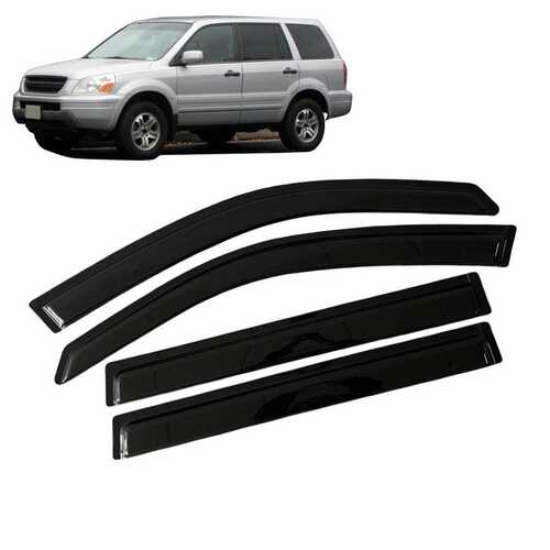 适用本田HONDA PILOT 2003-2007晴雨挡侧窗导流板雨眉加厚注塑