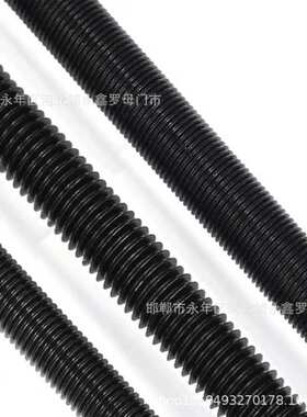 M60M64M70M72M76M80高强度淬黑反牙丝杠左旋全螺纹螺柱反丝倒扣