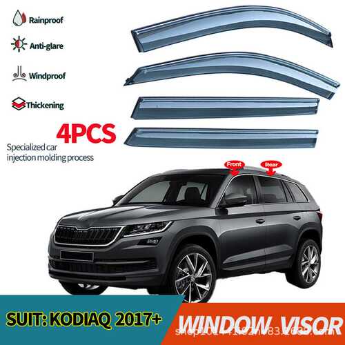 适用斯柯达柯迪亚克晴雨挡雨板Skoda Kodiaq 2017+ Window visors