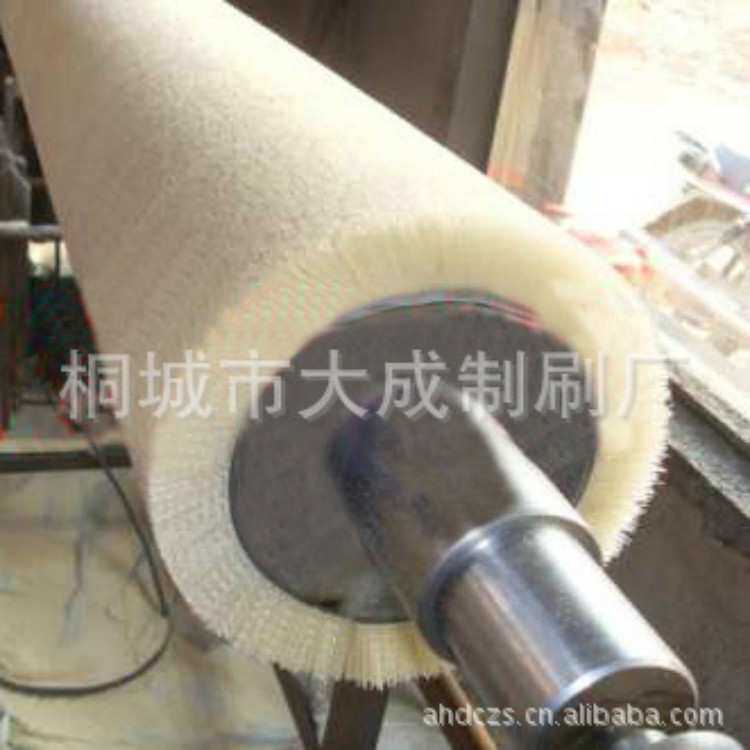 桐城大成制刷供应品质抛光毛刷辊 打磨拉丝布毛辊 研磨轮抛光刷