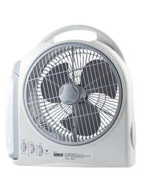 新佳SF-299DAUL台式多功能应急风扇可充电10寸蓄电池带USB接口