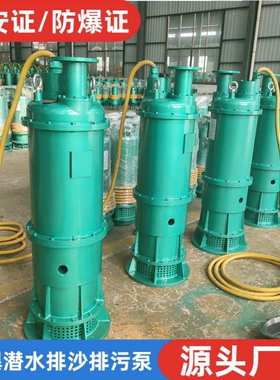 BQS矿用隔爆型潜水排沙泵380v660v1140v煤矿用防爆潜水泵煤安认证