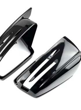 适用于奔驰A W176 W246W204W212 C117 C228 X204倒车镜框牛角镜盖