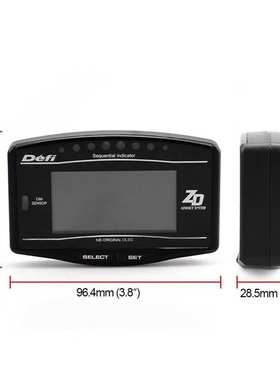 改装赛车仪表Defi Advance ZD 十合一多功能多颜色DEFI表水温油温