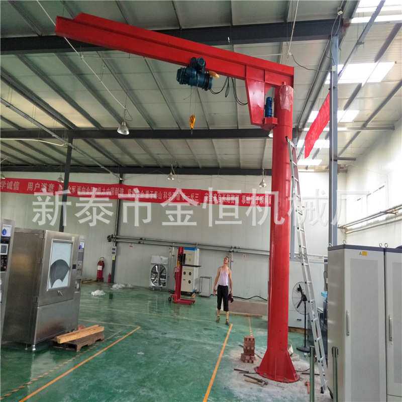 0.5-5吨悬臂吊起重机手动单臂立柱式小型旋臂吊360度电动摇臂吊