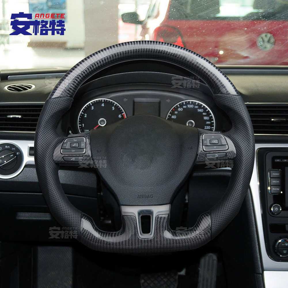 支持定做适用大众帕萨特多功能碳纤维汽车方向盘转向盘vw Passat