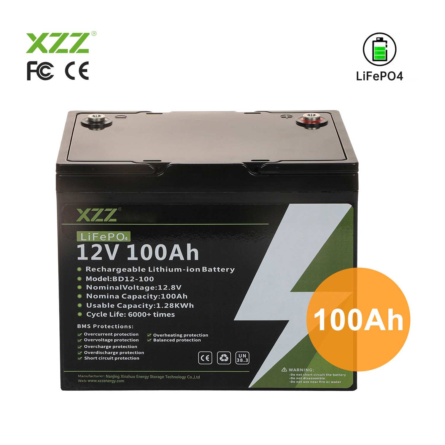 OEM/ODM厂家直销12V200Ah铅改锂电池房车基站锂电替代铅酸
