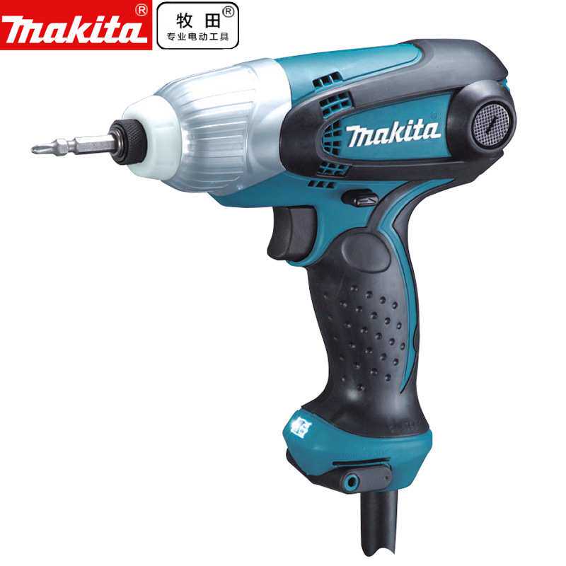 Makita牧田TD0101冲击起子机电动螺丝刀六角批头220V迷你工具