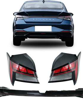 适用于领动伊兰特 ELANTRA 2021款 LED尾灯总成带贯穿灯厂家