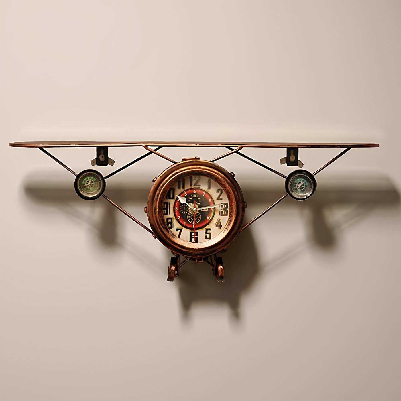 复古铁艺装饰飞机螺旋桨时钟壁饰壁挂酒吧网咖挂件墙面装饰,模玩/动漫/周边/娃圈三坑/桌游,模型制作工具/辅料耗材,淘宝优惠券,粉丝福利购,淘宝优惠卷