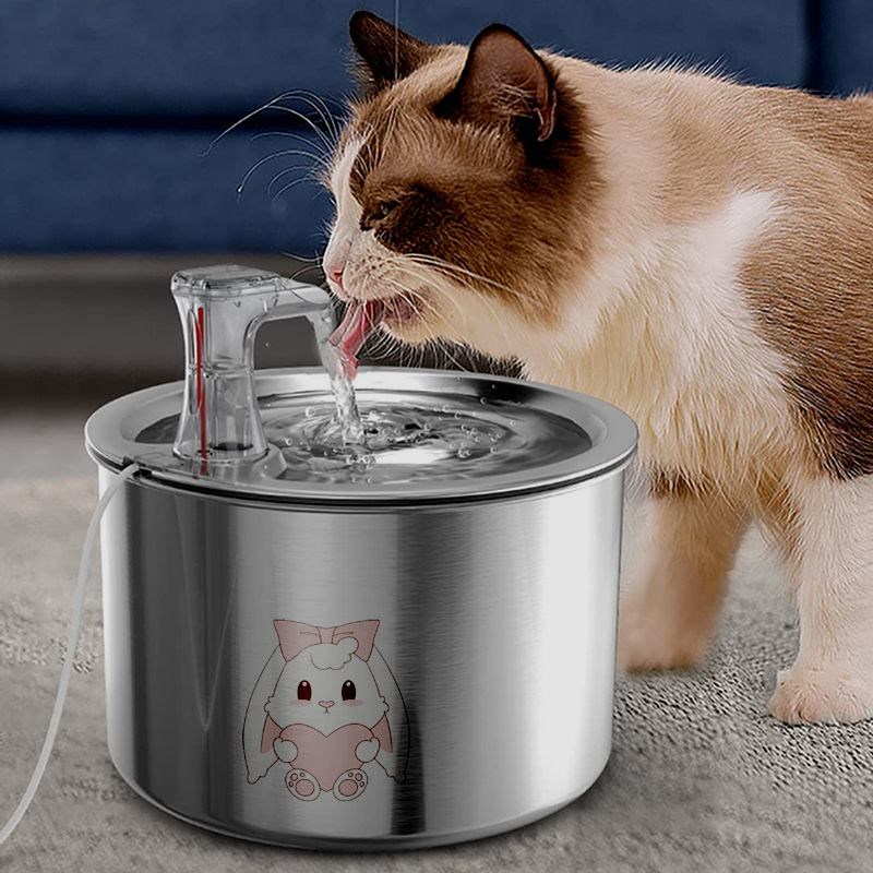 猫咪饮水机猫水盆狗喝水流动活水自动循环水碗智能宠物喂水器