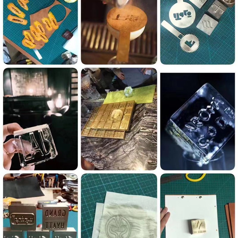 撒粉模具铜制 纯酒鸡尾定撒粉工具 可做各种图案 撒粉器