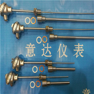 WZPK-230/230T 带现场管道底座套管铠装热电阻 PT100温度传感器