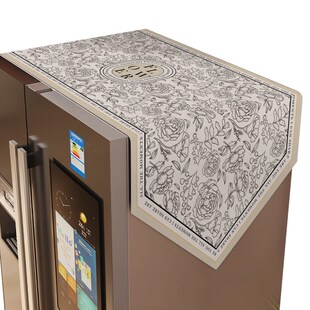 冰箱防尘盖布2025新款防尘罩顶遮盖防灰尘单双开门冰柜盖巾遮灰布