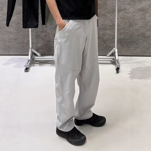 户外休闲裤美式clarkia3D立体裁剪拼接多口袋弯刀休闲冲锋直筒裤