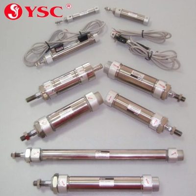 YSC迷你气缸YCM2B/YCDM2B25-25/50/75/100/125/150/175 A带气缓冲